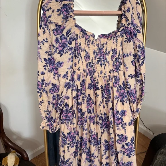 FREE PEOPLE Floral Maxi Jaymes Dress SZ Small - Picture 2 of 4